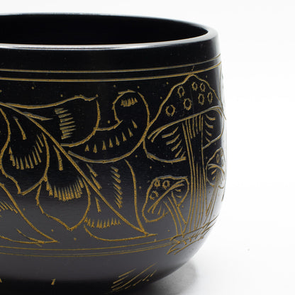 Cauldron Singing Bowl – Magic Mushroom – sárga (15 cm)