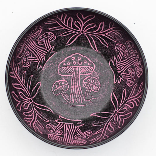 Alumínium hangtál - Varázsgomba - Rózsaszín (20 cm)