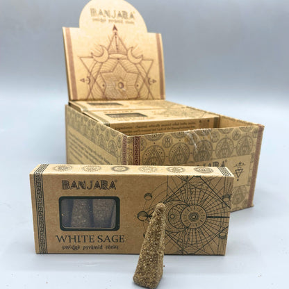 Banjara Smudge piramiskúp – Fehér zsálya