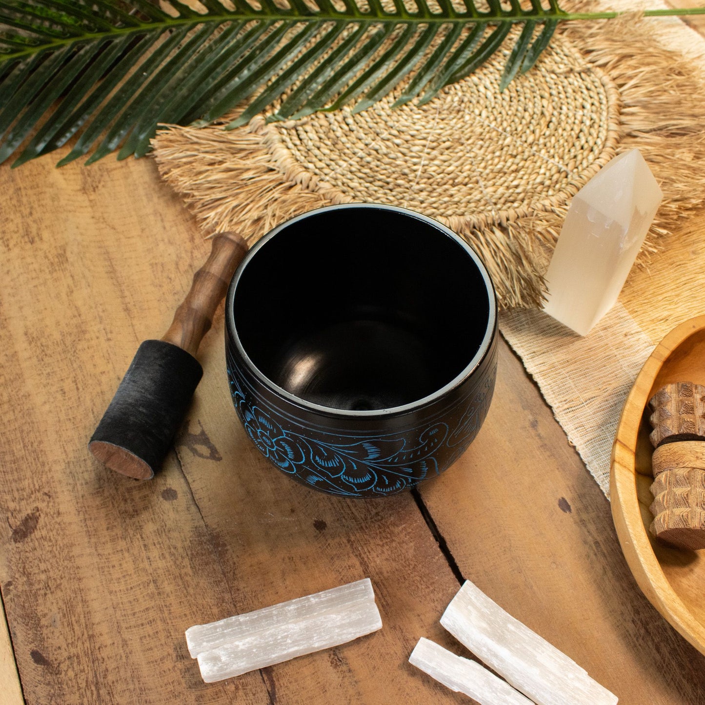 Boszorkányüst hangtál - Varázsgomba - Kék (15cm)