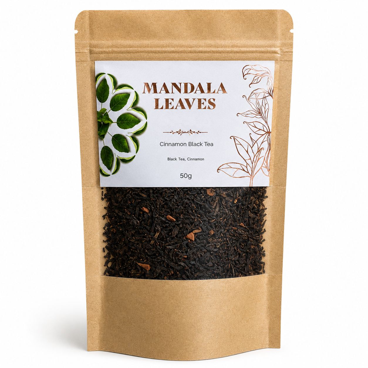 50g Organic Cinnamon Black Tea