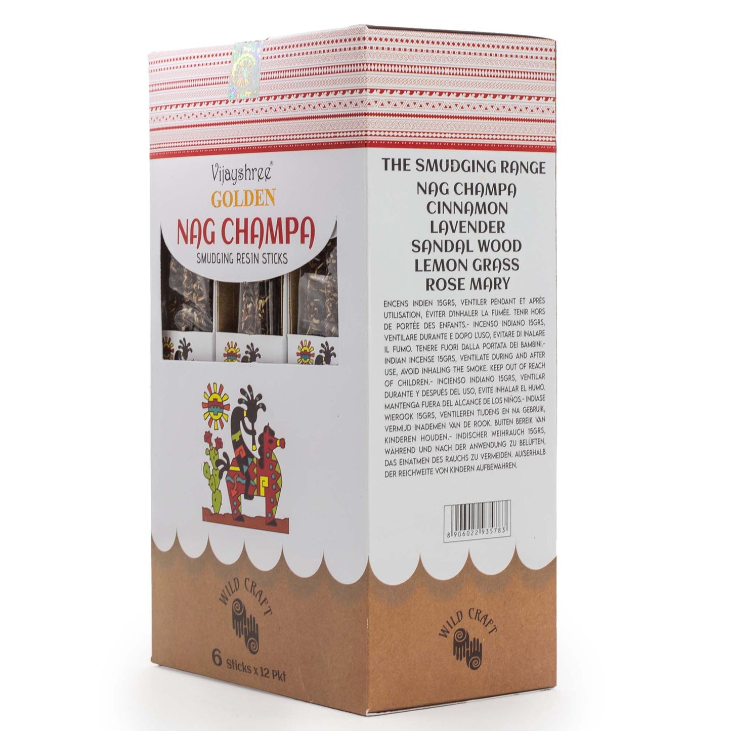 Golden Nag Champa Füstölőgyanta rudak - 30g