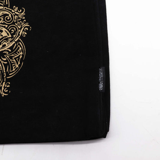 Túlméretezett bevásárlótáska, csokoládé kőmosás, 14 oz – Freedom Hamsa