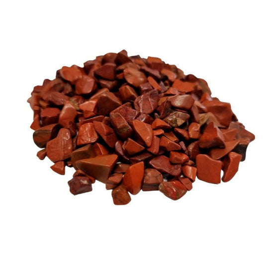 Vörös jáspis drágakőforgács ömlesztve - 1 kg