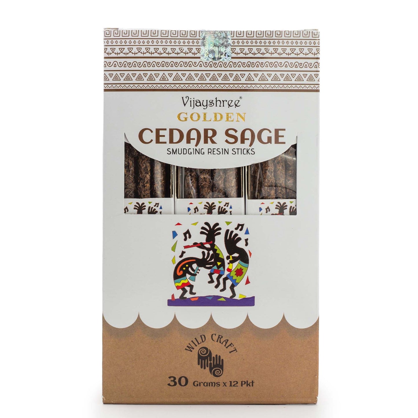 30g Arany Cédrus Zsálya Füstölőgyanta Botok (6db)