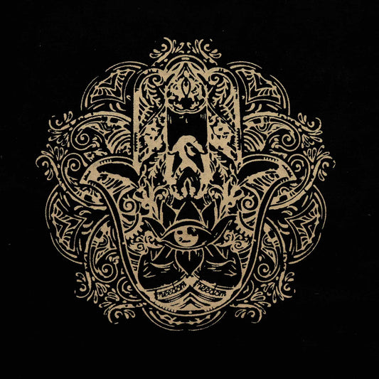 Túlméretezett bevásárlótáska, csokoládé kőmosás, 14 oz – Freedom Hamsa
