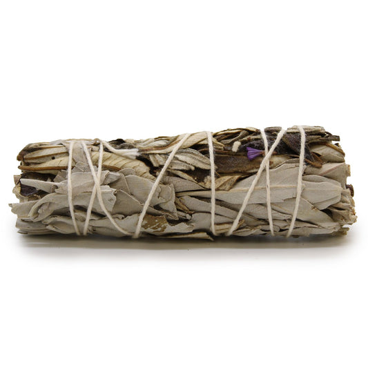 Füstölőpálca - Fehér Zsálya és Yerba Santa 10 cm