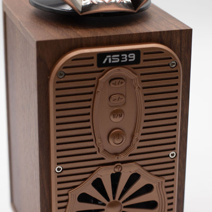 Retro álló gramofon hangszóró (extra hangos) – Bluetooth – 8 watt
