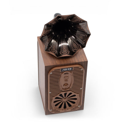 Retro álló gramofon hangszóró (extra hangos) – Bluetooth – 8 watt