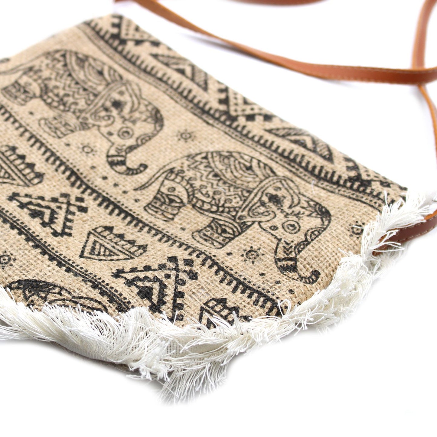 Fab Fringe Bag - Elefántmintás