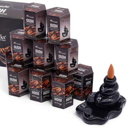 Masala visszafolyós füstölő, 10 darabos kiszerelés - Oudh