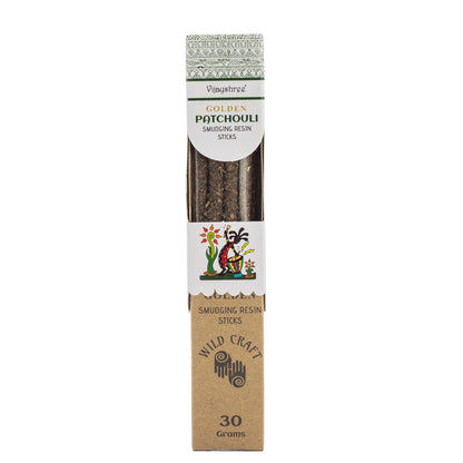 30g Golden Patchouli füstölő gyanta rudak (6db)