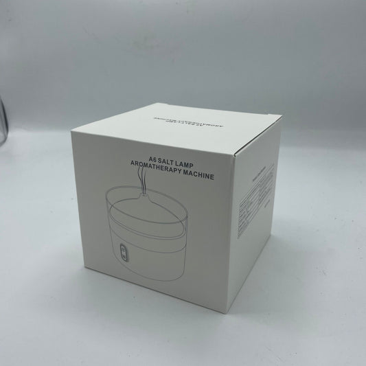 Himalájai só Aroma Diffúzor - Éjjeli lámpa - USB-C - Lánghatás (só mellékelve)