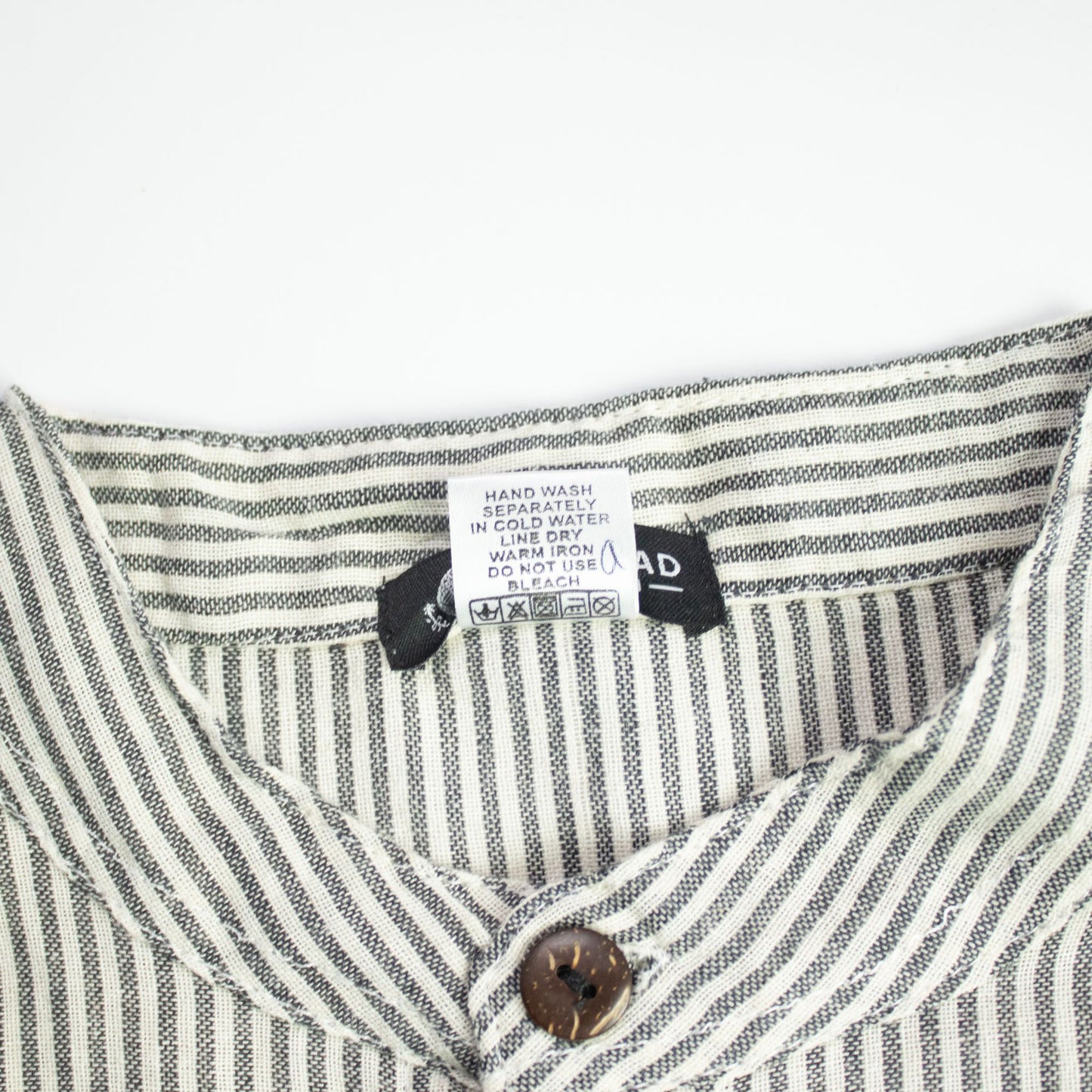 Nomad Sari Grandad Shirt - Grey Stone