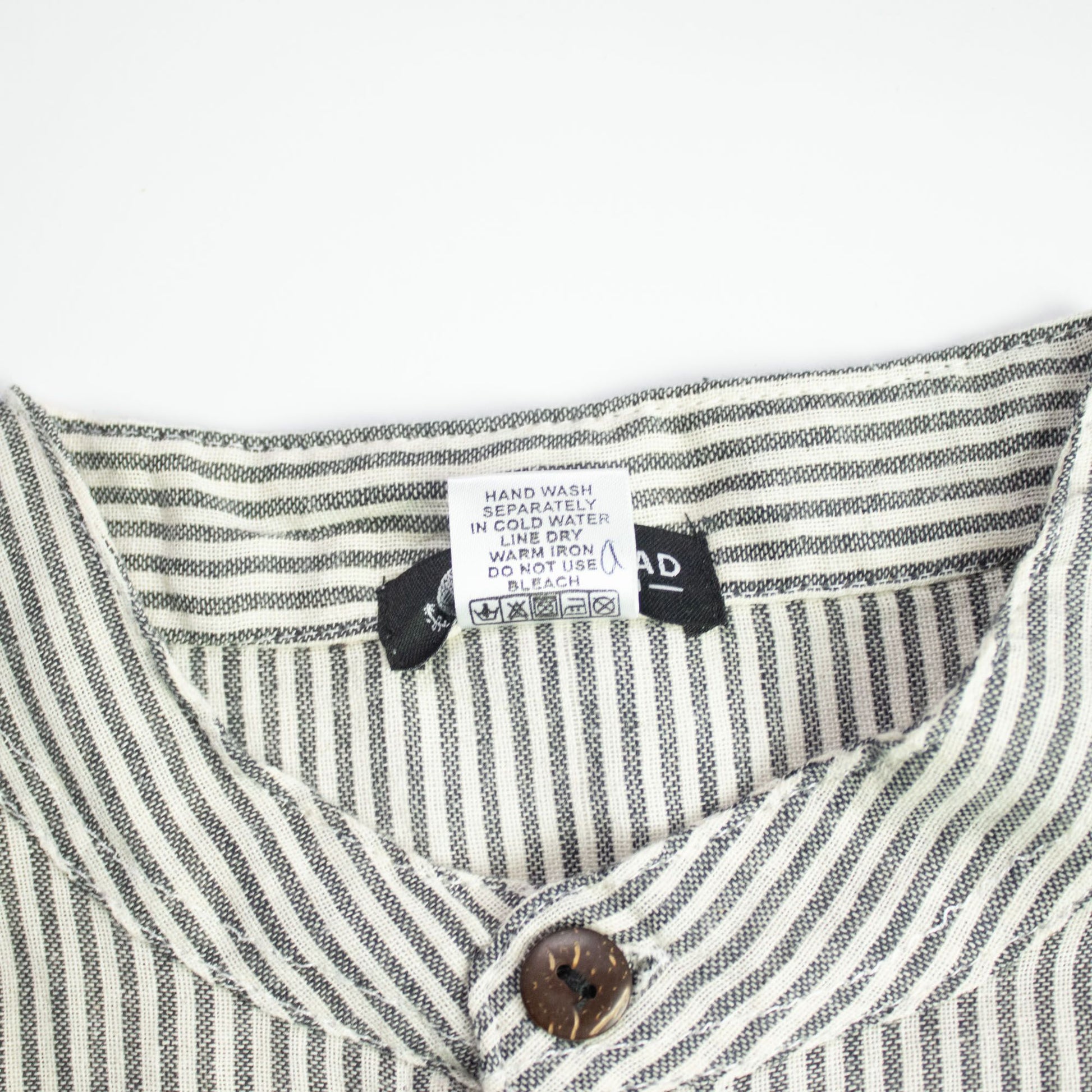 Nomad Sari Grandad Shirt - Grey Stone