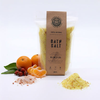 Greenman Rituals C-vitaminos és Mandarin Epsom Fürdősó – Ragyogás és feltöltődés