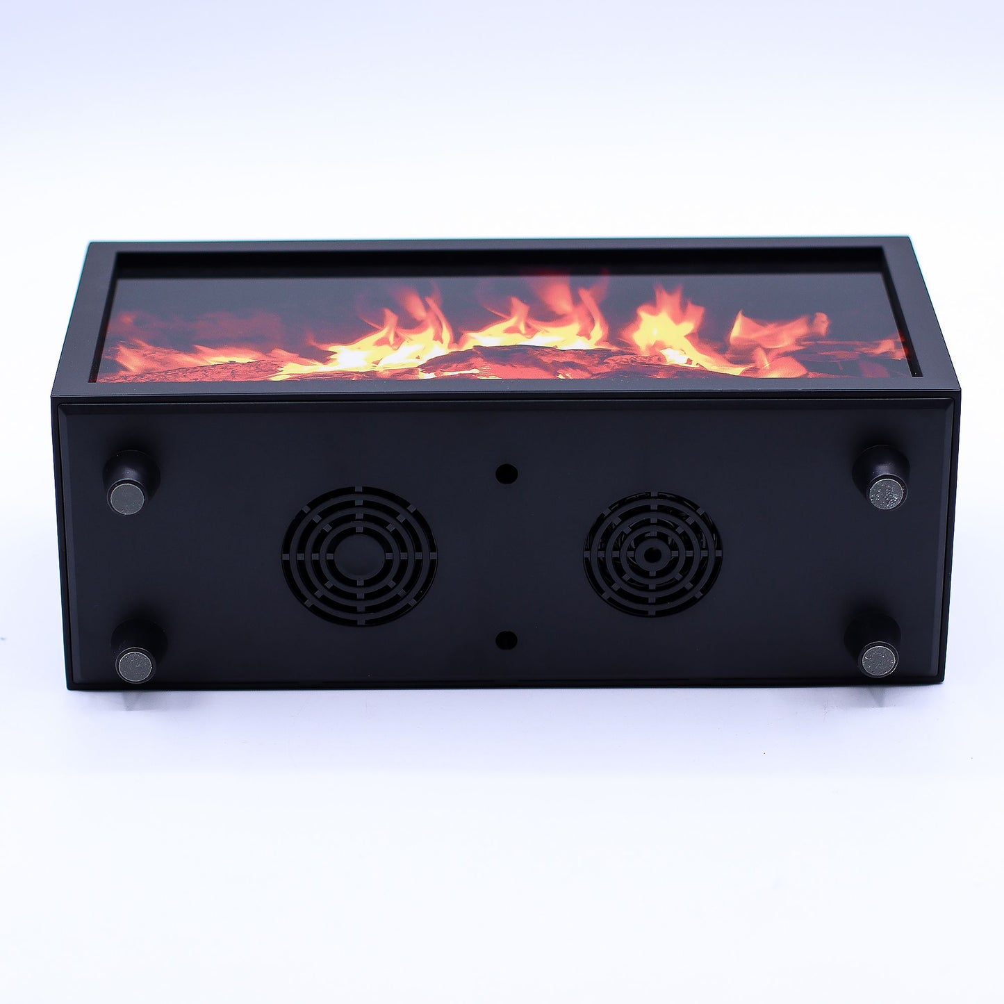 Lánghatású Aroma Diffúzor Madárhanggal - Fekete USB - Színváltós