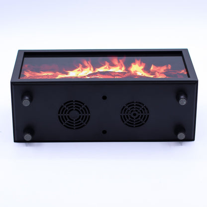 Lánghatású Aroma Diffúzor Madárhanggal - Fekete USB - Színváltós