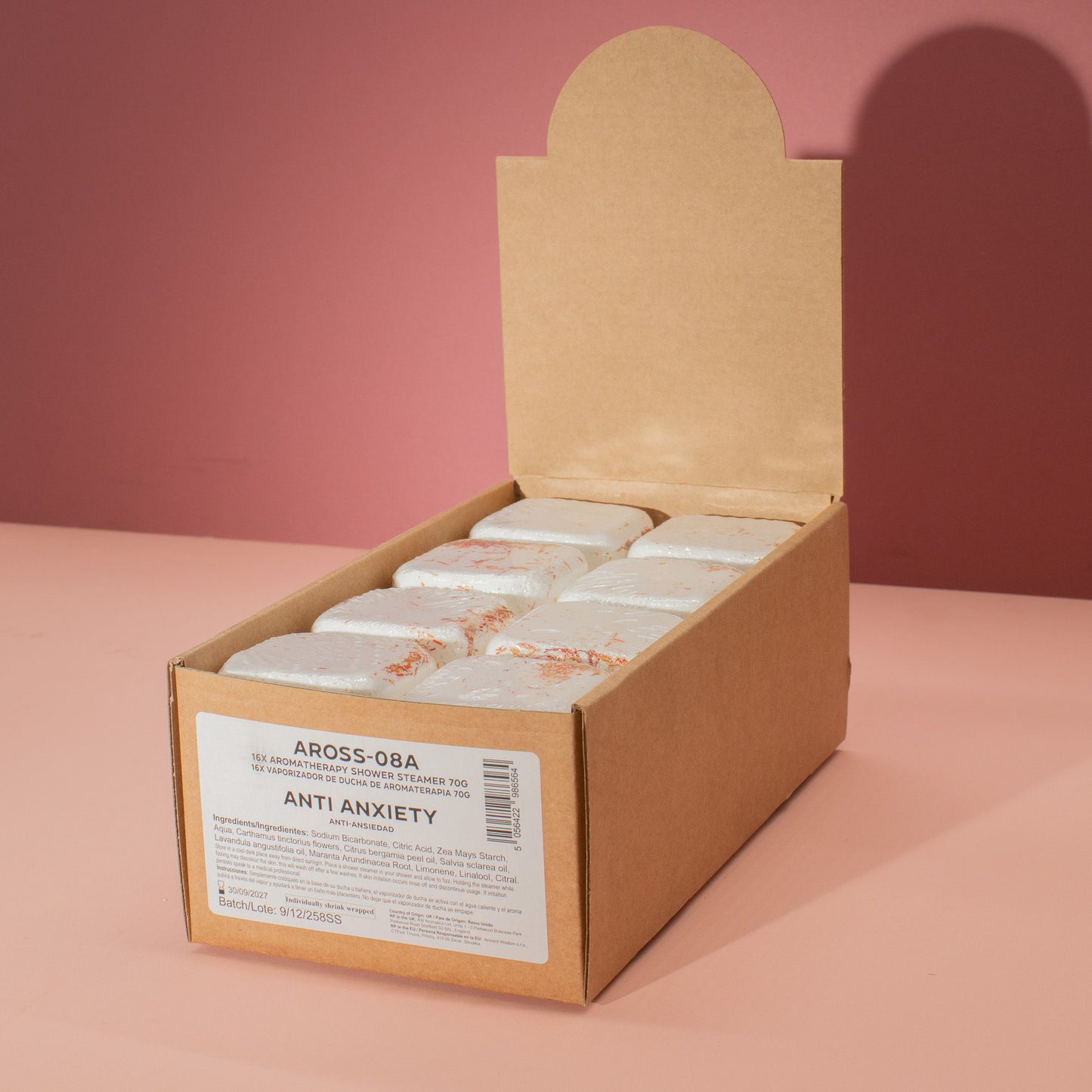 Aromaterápiás Tusfürdő Gőztabletta 80g - Szorongásoldó