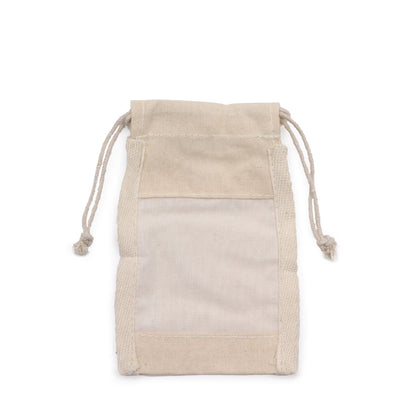 Kicsi pamut ablakos tasak - 10x15cm