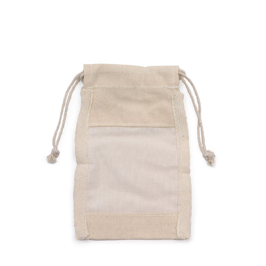 Kicsi pamut ablakos tasak - 10x15cm