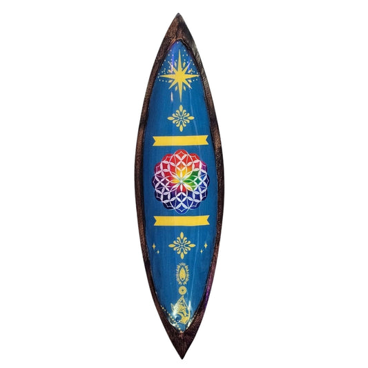 Zománc füstölőtál – Mangófa – Mandala