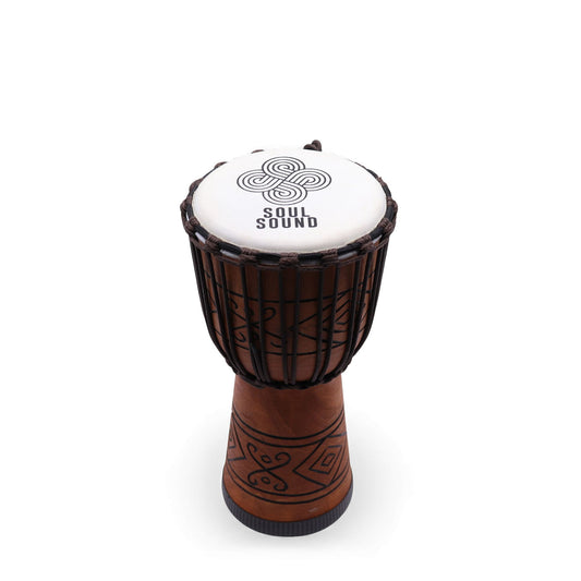 Közepes Pro Djembe Dob - Soul Sound (mély) - Közepes 40 cm (18 cm átmérő)