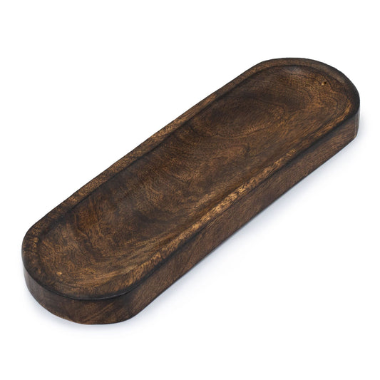 Nagy füstölőtálca 30x10 cm - Klasszikus mangófa