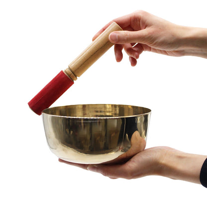 Nagy méretű réz tibeti hangtál – 17 cm