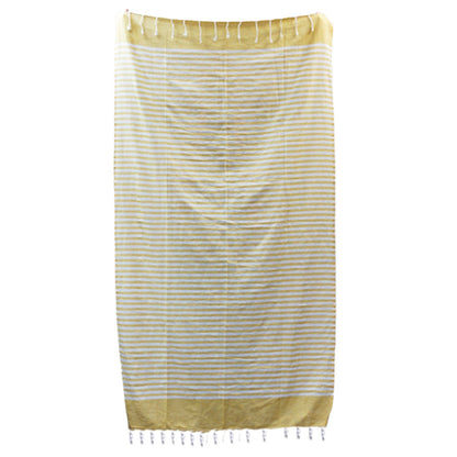 Pamut Pareo Törölköző - 100x180 cm - Napos Sárga