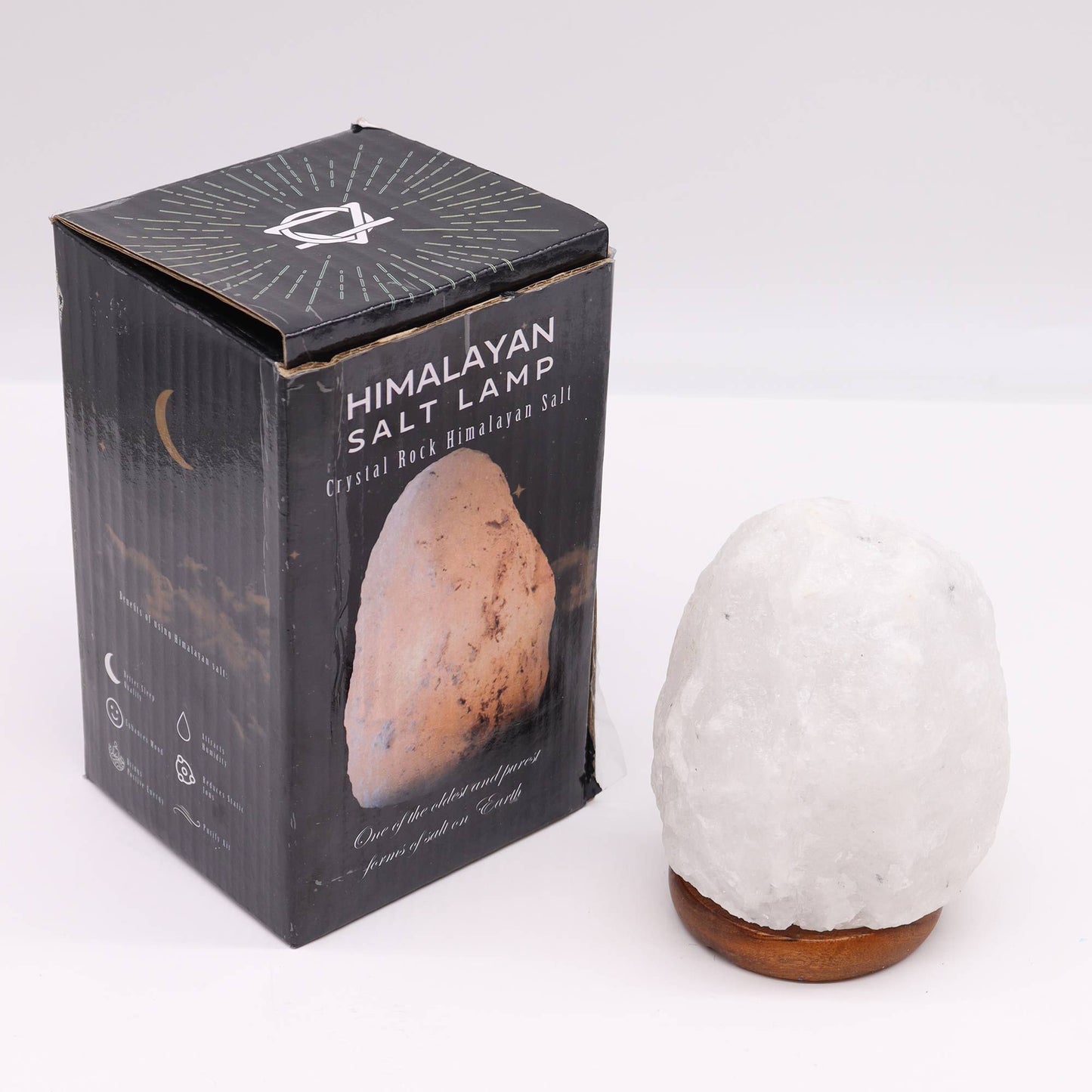 Kristály Szikla Himalájai Sólámpa - kb. 1,5 - 2 kg