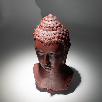Buddha mellszobor lámpa, olvadó láva - Ovális talpazat