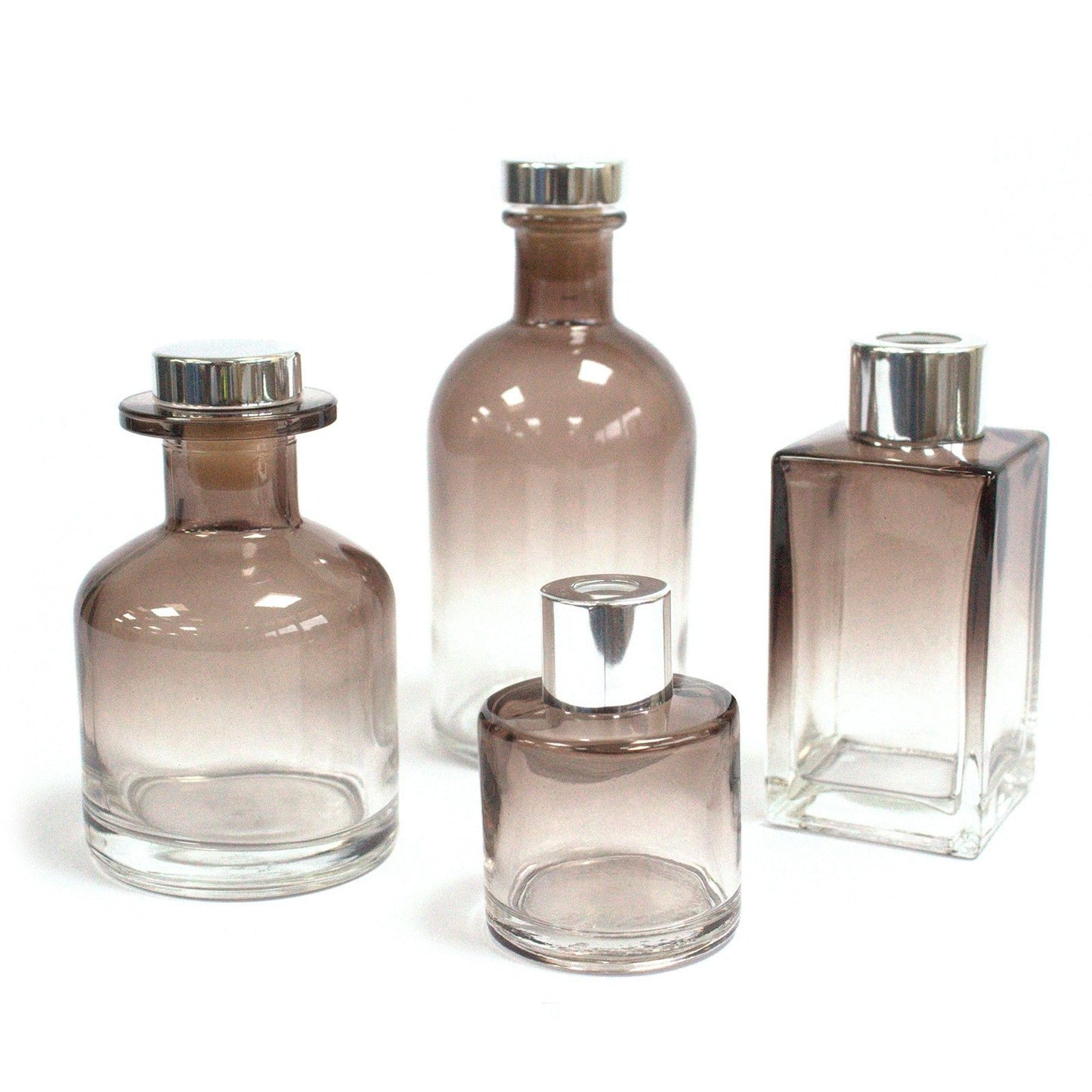 100 ml szögletes, hosszú pálcás diffúzor üveg – antracit