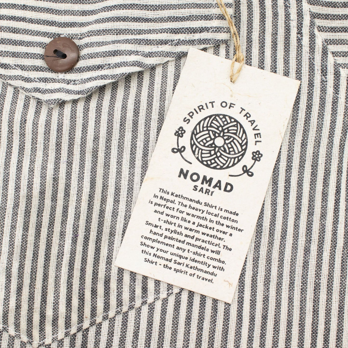 Nomad Szári Nagyapai Ing - Szürke Kő - XL