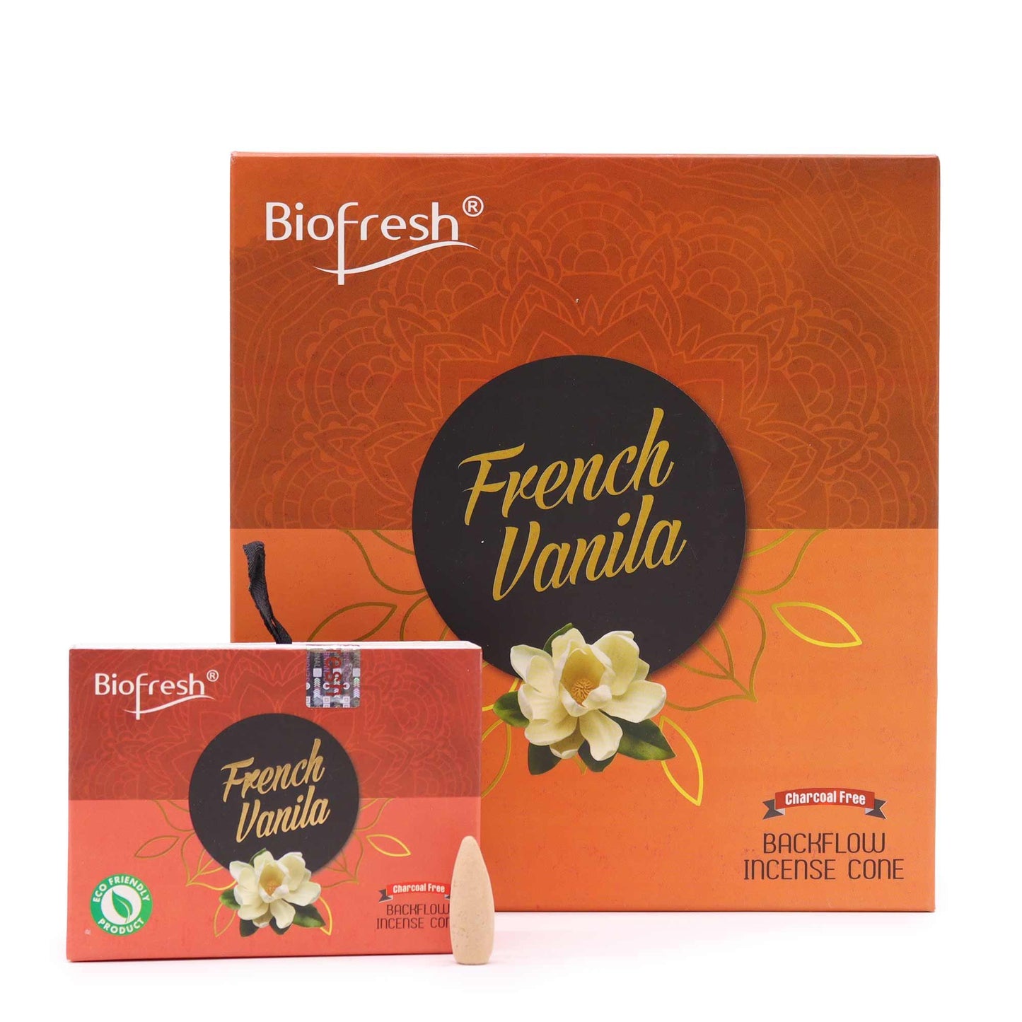 Biofresh visszafolyós füstölő kúpok (40 db) – Francia vanília
