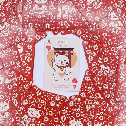 Szerencsemacskák – jóskártya pakli (Maneki Neko deck)