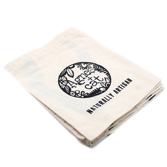 Agnes and Cat Cotton Bag 6oz - 35x30 cm - Naturally Artisan