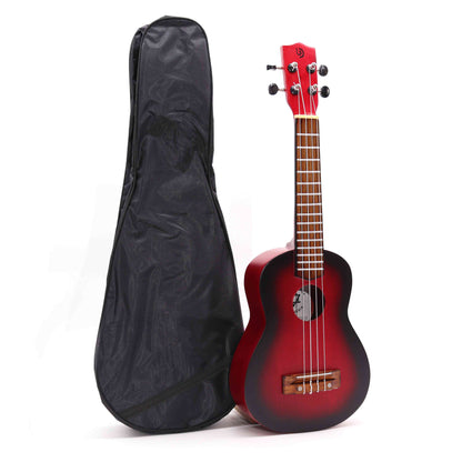Kézműves ukulelle – Natúr Sunburst felület (4 húros)