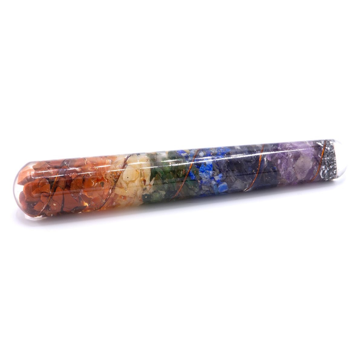 Orgonit Csakra és Réz Gyógyító Pálca - 140 x 30 mm
