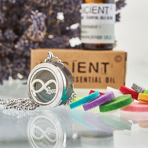 Aromaterápiás Ékszer Nyaklánc – Végtelen Szerelem 25mm