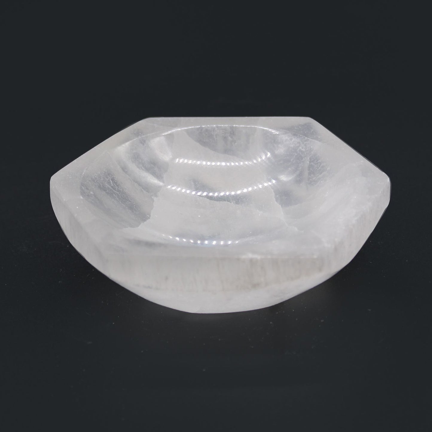 Szelenit hatszög tál - 10 cm