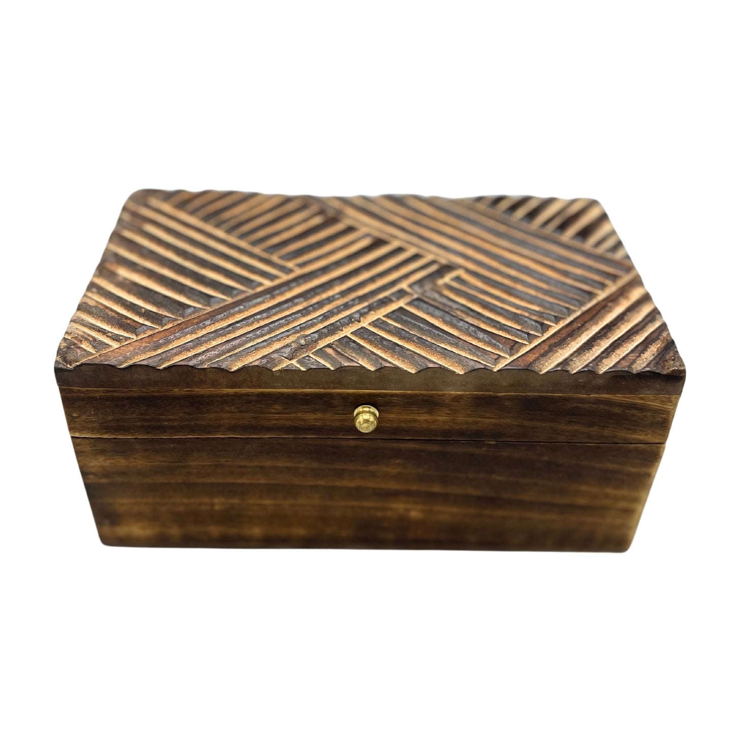 Vintage Deco - Többfunkciós doboz - 22x12x10cm - Antik vonalak
