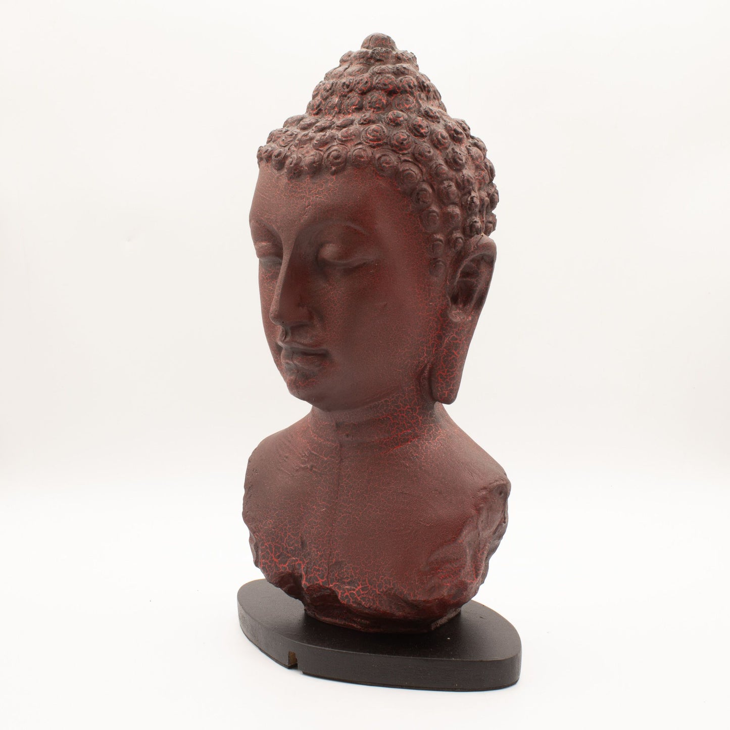 Buddha mellszobor lámpa, olvadó láva - Ovális talpazat