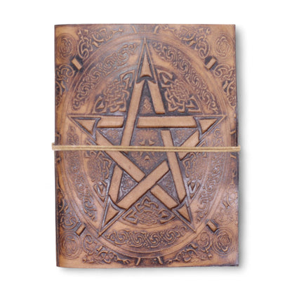 Assorted Esoteric Leather Notebooks - 15x11.5 cm