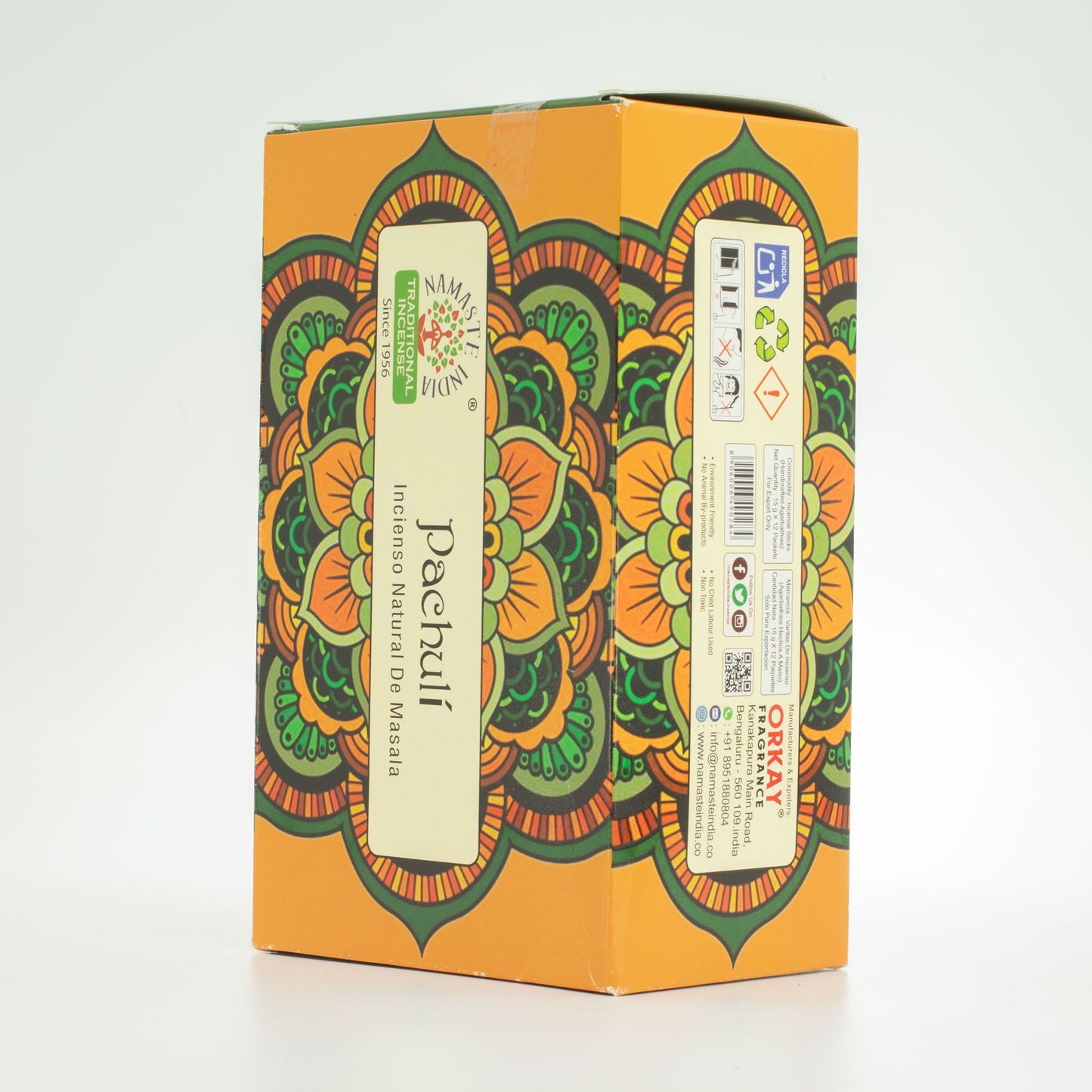 Namaste Mandala Masala füstölő - pacsuli