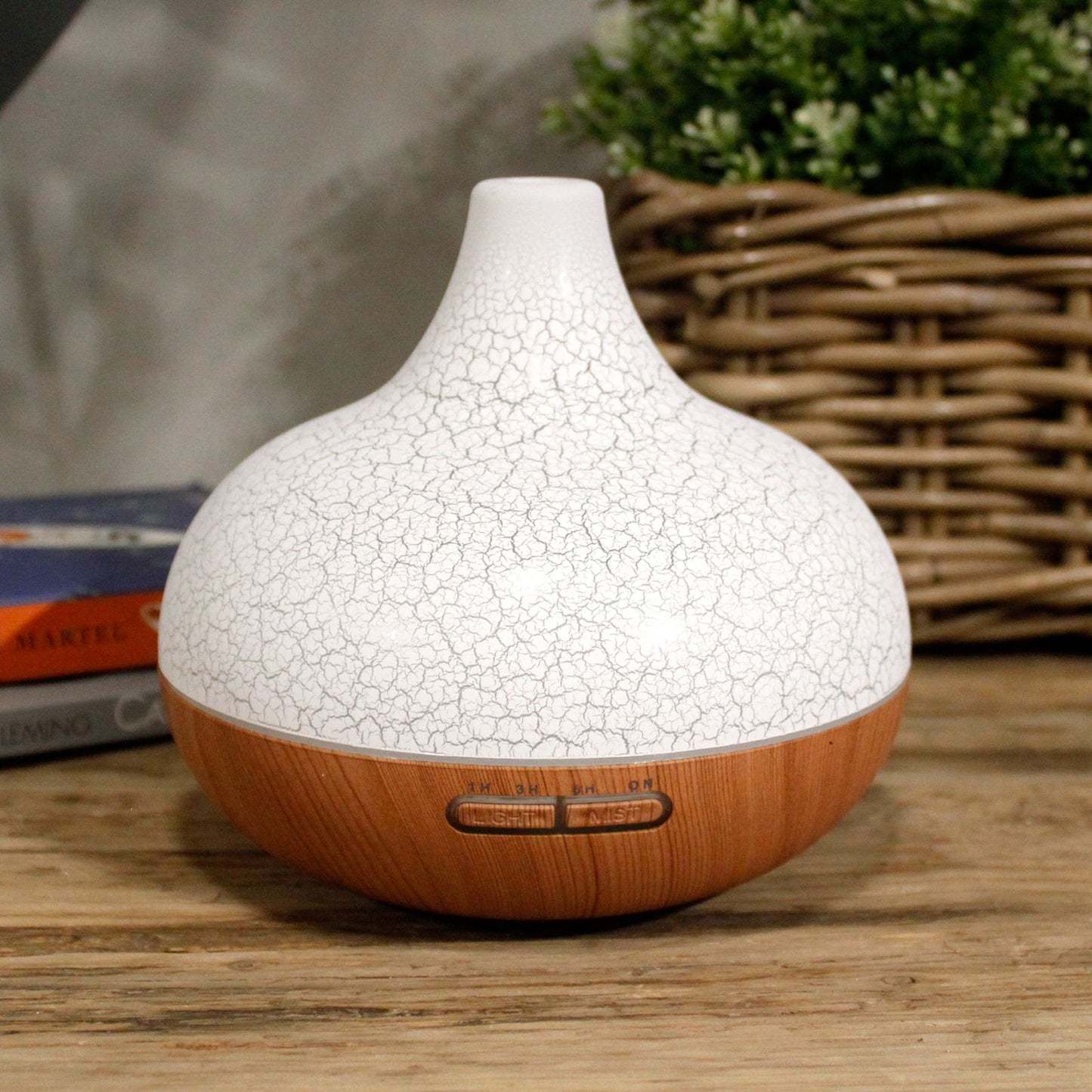 Santorini porlasztó – Kagylóhatás – USB – Színváltós – Időzítő
