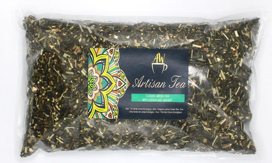 BIO Klasszikus Zöld Tea Citrommal és Gyömbérrel 1 kg