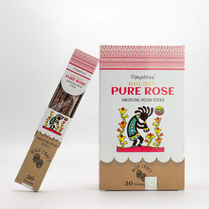 30g-os Arany Tiszta Rózsa Füstölőgyanta Rúd (6db)