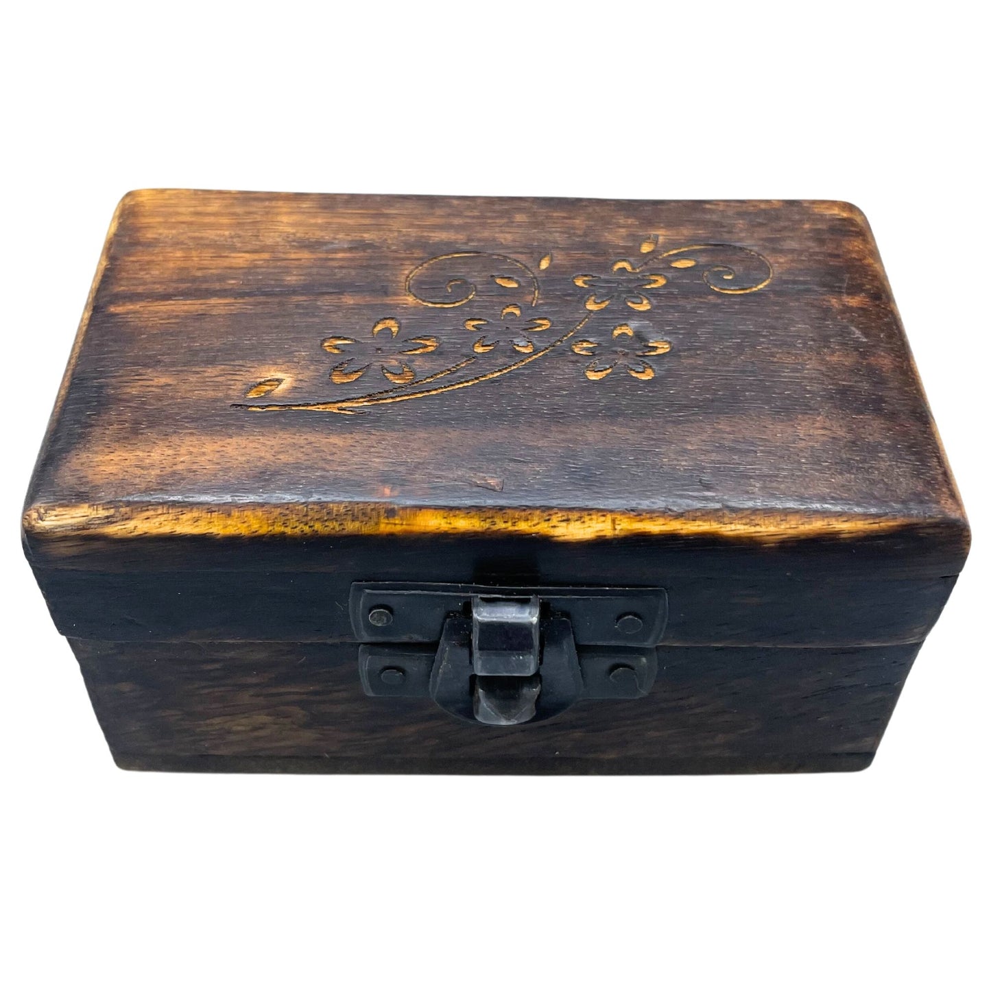 5 db-os fa tablettatartó készlet 9x5x4 cm – faragott mintákkal