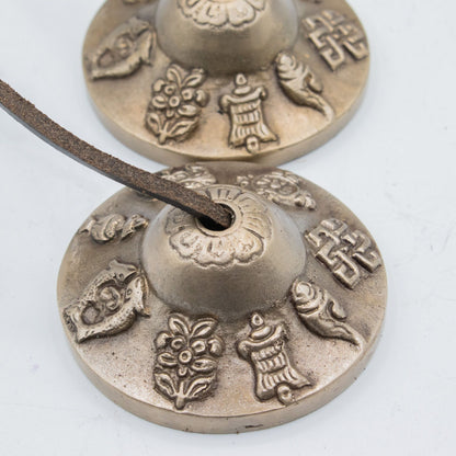 Prémium sárgaréz tibeti ting-sha – Szerencseszimbólumok – kb. 6 cm (155 g)